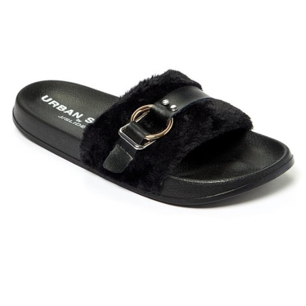 J/Slides Black Slip-on Sandal - Picture 3 of 7